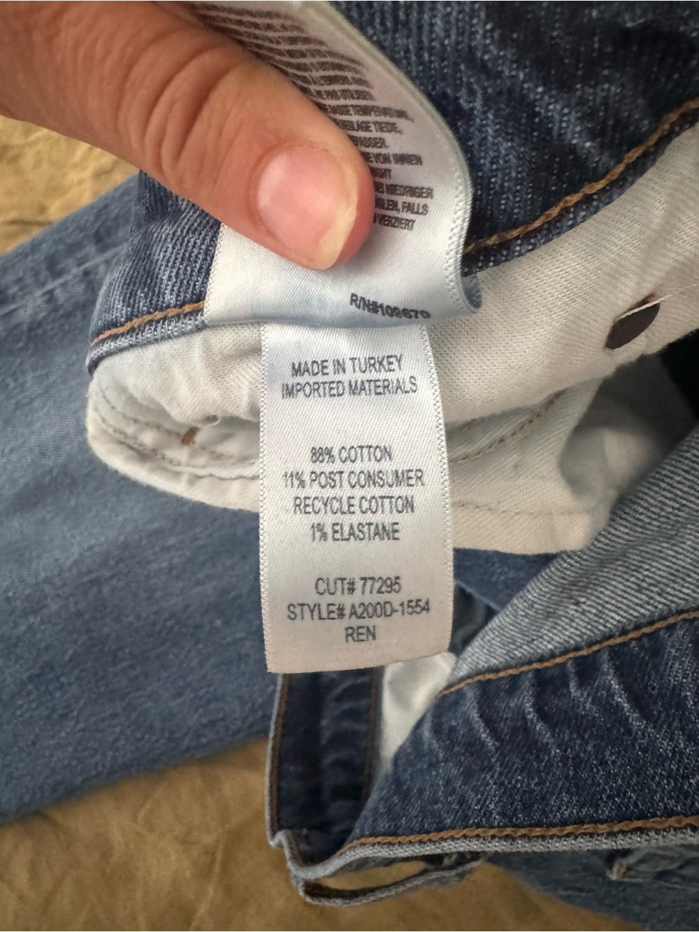 Agolde REN Wide-Leg High-Rise Jeans in Indigo - Picture 4 of 5